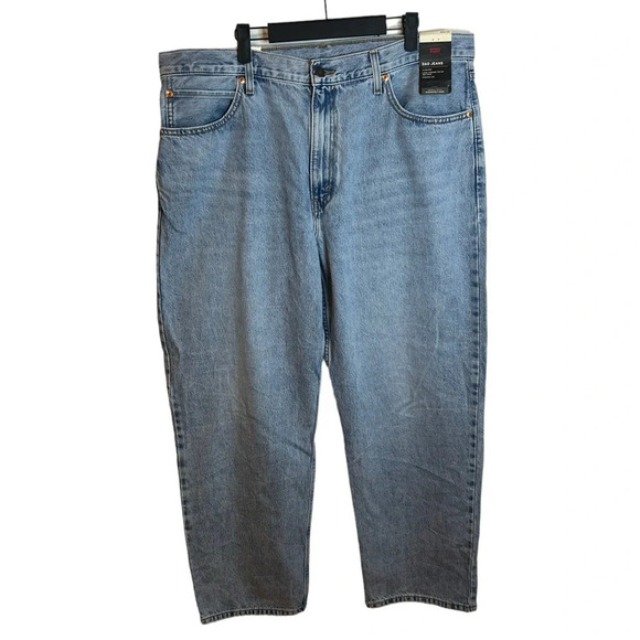 NWT LEVIS LOW RISE STRAIGHT LEG DAD JEANS - Picture 1 of 6